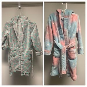 Cat and Unicorn bath robes